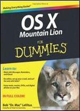 Os X Mountain Lion For Dummies