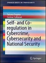 Self- And Co-Regulation In Cybercrime, Cybersecurity And National Security (Springerbriefs In Cybersecurity)