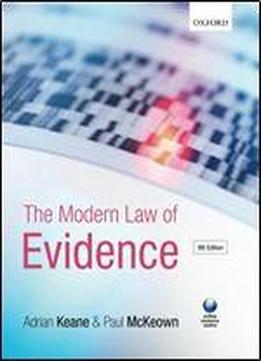 The Modern Law Of Evidence