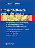 Citoarchitettonica Cerebrale Umana: Il Contributo Di Un Vecchio Atlante Di Anatomia Allacquisizione Delle Nuove Conoscenze Sul Cervello. (Italian Edition)