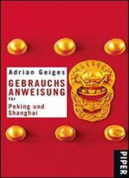 Gebrauchsanweisung Fr Peking Und Shanghai