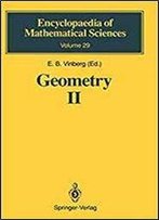 Geometry Ii: Spaces Of Constant Curvature (Encyclopaedia Of Mathematical Sciences)