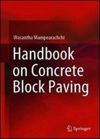 Handbook On Concrete Block Paving
