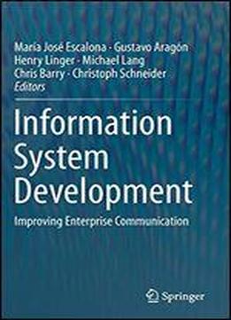 Information System Development: Improving Enterprise Communication