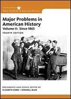 Major Problems In American History