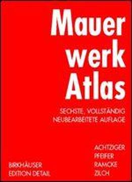 Mauerwerk Atlas (konstruktionsatlanten)