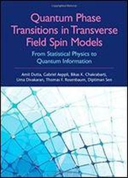 Quantum Phase Transitions In Transverse Field Spin Models: From Statistical Physics To Quantum Information