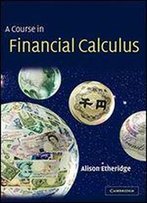 A Course In Financial Calculus