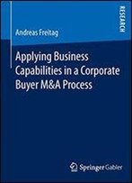 Applying Business Capabilities In A Corporate Buyer M&A Process