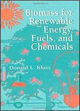 Biomass For Renewable Energy, Fuels, And Chemicals
