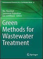 Green Methods For Wastewater Treatment