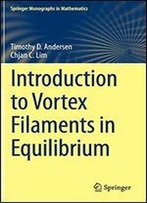 Introduction To Vortex Filaments In Equilibrium (Springer Monographs In Mathematics)