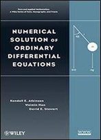 Numerical Solution Of Ordinary Differential Equations