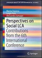 Perspectives On Social Lca: Contributions From The 6th International Conference