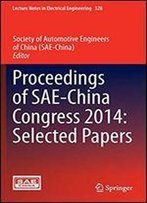 Proceedings Of Sae-China Congress 2014: Selected Papers (Lecture Notes In Electrical Engineering)