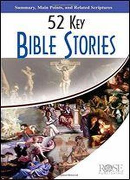 52 Key Bible Stories - Laminated Pamphlet