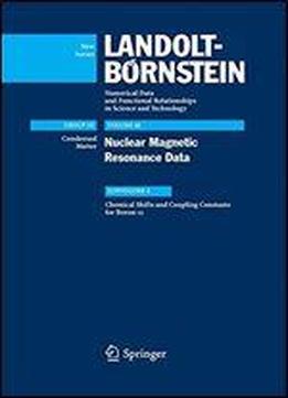 Chemical Shifts And Coupling Constants For Boron-11