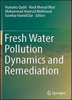 Fresh Water Pollution Dynamics And Remediation