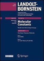 H2o (Hoh), Part 1 : Molecular Constants Mostly From Infrared Spectroscopy Subvolume C: Nonlinear Triatomic Molecules (Landolt-Bornstein: Numerical ... In Science And Technology - New Series)