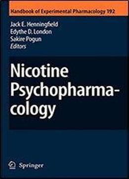 Nicotine Psychopharmacology