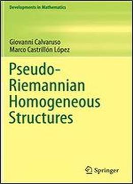 Pseudo-riemannian Homogeneous Structures