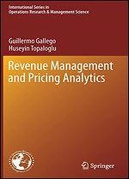 Revenue Management And Pricing Analytics