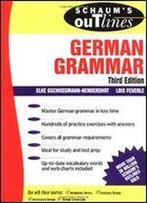 Schaum's Outline Of German Grammar