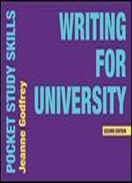 Writing For University (pocket Study Skills)