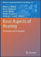 Basic Aspects Of Hearing: Physiology And Perception (Advances In Experimental Medicine And Biology)