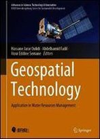 Geospatial Technology: Application In Water Resources Management