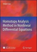 Homotopy Analysis Method In Nonlinear Differential Equations