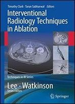 Interventional Radiology Techniques In Ablation