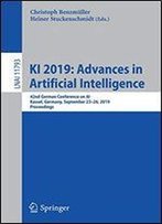 Ki 2019: Advances In Artificial Intelligence: 42nd German Conference On Ai, Kassel, Germany, September 2325, 2019, Proceedings