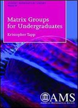 Matrix Groups For Undergraduates