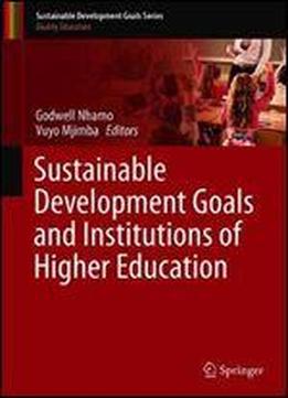 Sustainable Development Goals And Institutions Of Higher Education