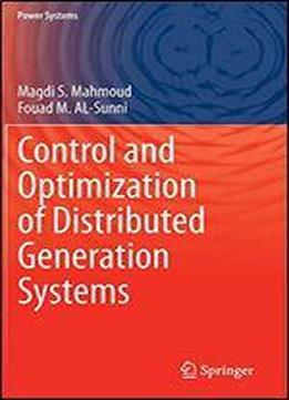 Control And Optimization Of Distributed Generation Systems (power Systems)