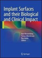 Implant Surfaces And Their Biological And Clinical Impact