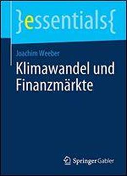 Klimawandel Und Finanzmarkte (essentials)