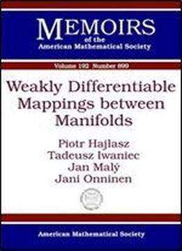 Weakly Differentiable Mappings Between Manifolds