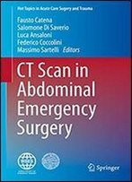 Ct Scan In Abdominal Emergency Surgery (Hot Topics In Acute Care Surgery And Trauma)