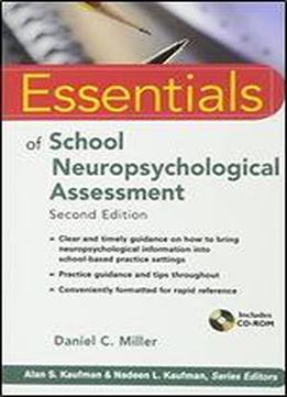 Essentials Of School Neuropsychological Assessment