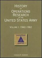 History Of Operations Research In The United States Army