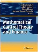 Mathematical Control Theory And Finance