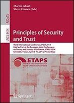 Principles Of Security And Trust (Lecture Notes In Computer Science)