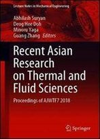 Recent Asian Research On Thermal And Fluid Sciences: Proceedings Of Ajwtf7 2018