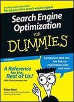 Search Engine Optimization For Dummies (For Dummies (Computer/Tech))