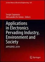 Applications In Electronics Pervading Industry, Environment And Society: Applepies 2019