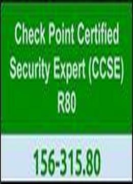 Check Point Certified Security Expert (ccse) R80 10