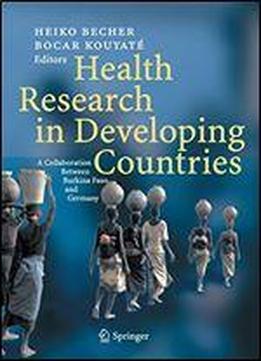 Health Research In Developing Countries: A Collaboration Between Burkina Faso And Germany
