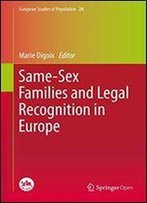 Same-Sex Families And Legal Recognition In Europe